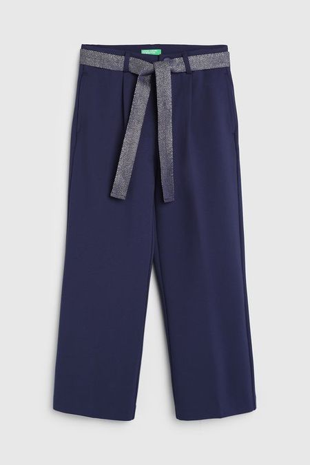 Брюки с поясом Benetton
