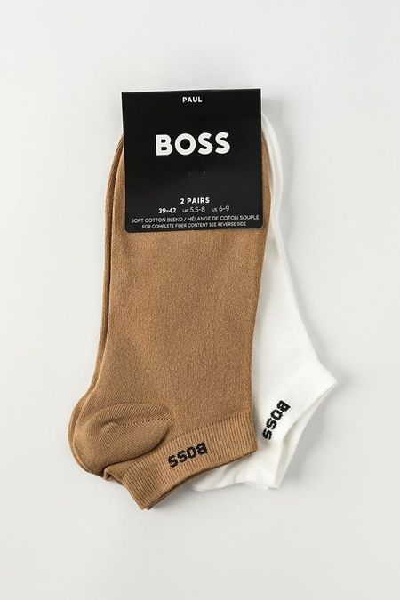 Набор из 2 пар коротких хлопковых носков BOSS