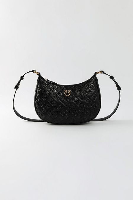 Сумка хобо кожаная Half Moon mini Pinko