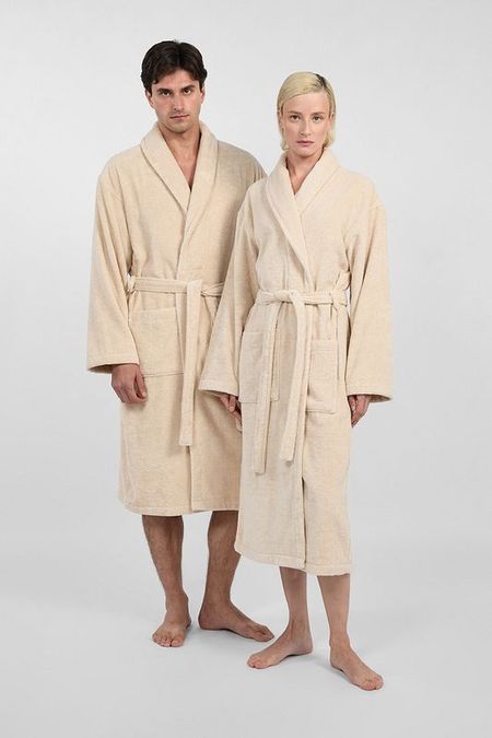 Халат хлопковый с поясом Soft style 21maison