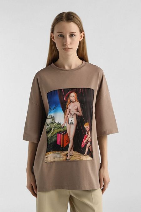 Футболка хлопковая с принтом Dress up Venus ARTOGRAPH