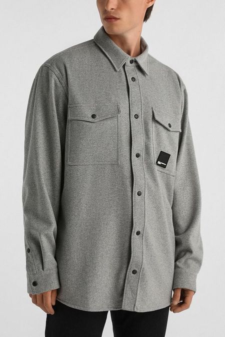 Рубашка из смесовой шерсти Karl Lagerfeld Jeans