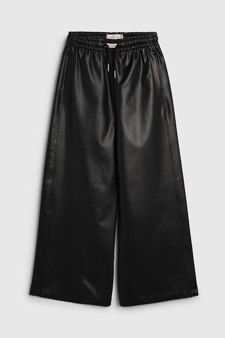 Брюки из искусственной кожи на кулиске Calvin Klein Jeans