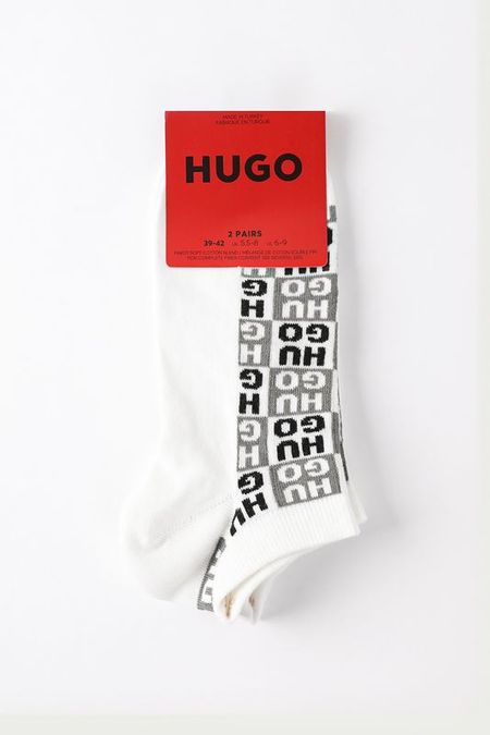Набор из 2 пар хлопковых коротких носков HUGO