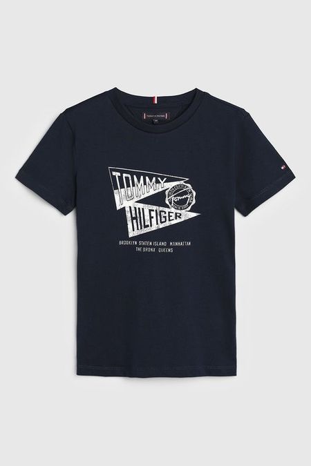 Футболка хлопковая с логотипом Tommy Hilfiger