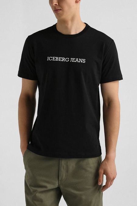 Футболка хлопковая Iceberg Jeans