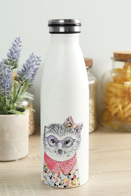Бутылка для воды стальная с принтом Mikasa Hedgehog Kitchen Craft