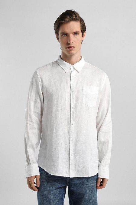 Рубашка льняная Guess