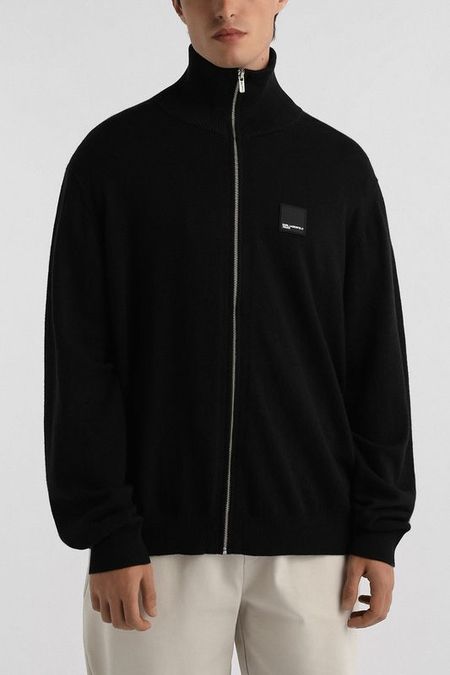 Кардиган хлопковый на молнии Karl Lagerfeld Jeans