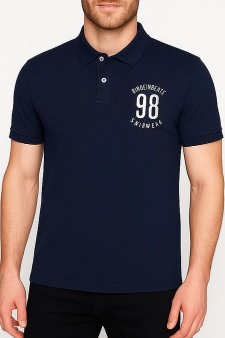 Поло хлопковое BIKKEMBERGS