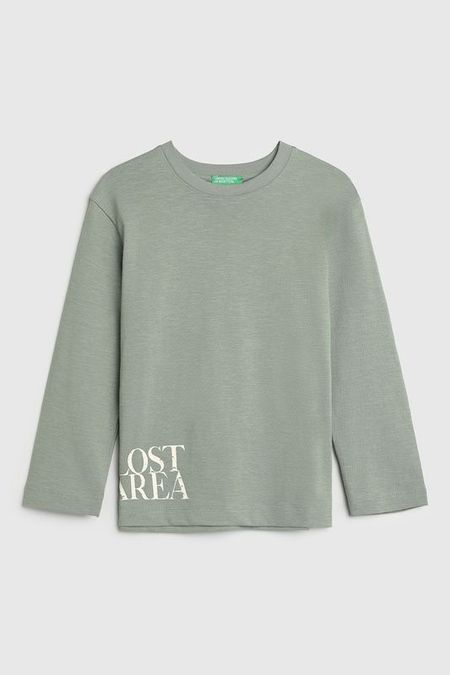 Лонгслив хлопковый Benetton
