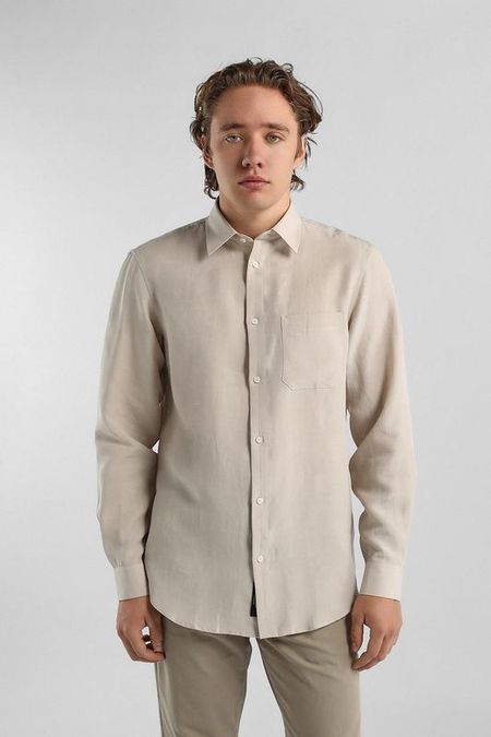 Рубашка льняная Guess