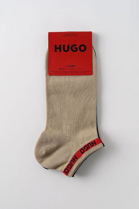 Набор из 2 пар хлопковых коротких носков HUGO