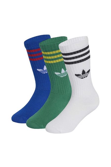 Набор из 3 пар хлопковых носков с логотипом Adidas
