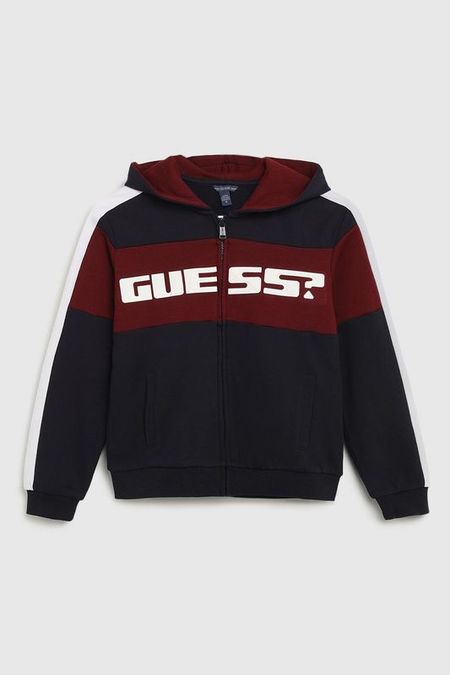 Толстовка хлопковая с капюшоном Guess