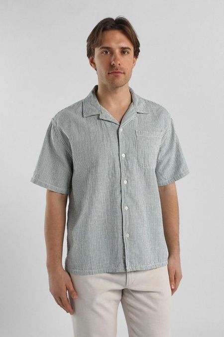 Рубашка хлопковая с коротким рукавом Guess Jeans