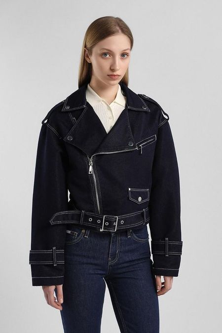 Куртка джинсовая с ремнем Guess