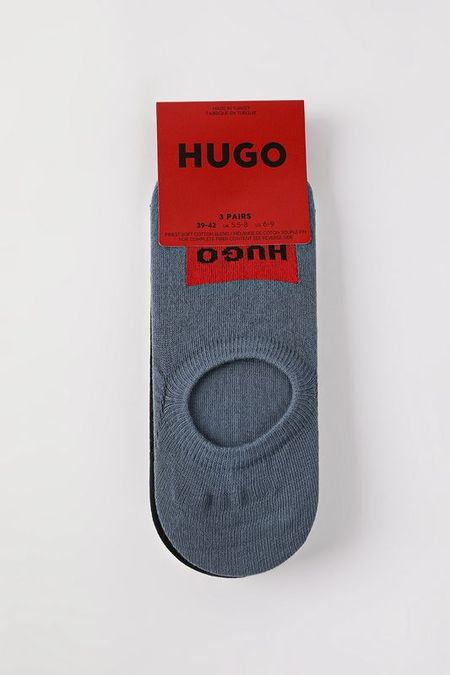 Набор из 3 пар хлопковых подследников HUGO