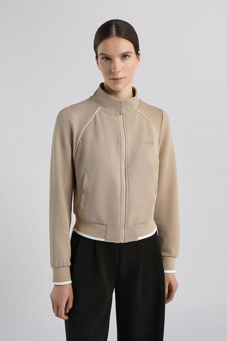 Толстовка на молнии с воротником стойкой Guess