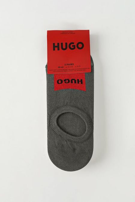 Набор из 3 пар хлопковых подследников HUGO