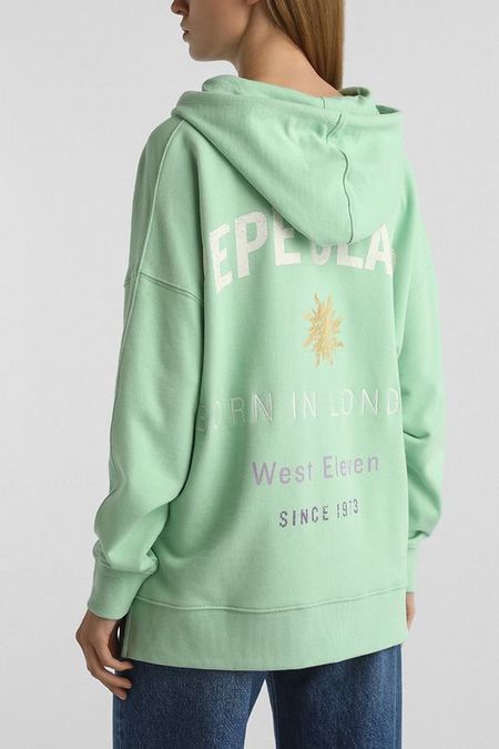 Худи хлопковое с принтом PEPE JEANS