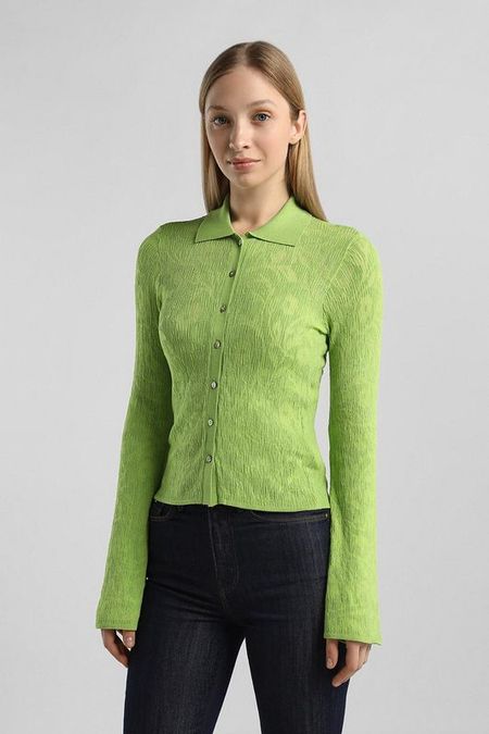 Блуза трикотажная с расклешенным рукавом Desigual