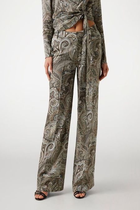 Брюки расклешенные с принтом Marciano by Guess