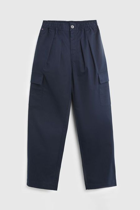 Брюки хлопковые на эластичном поясе Tommy Hilfiger