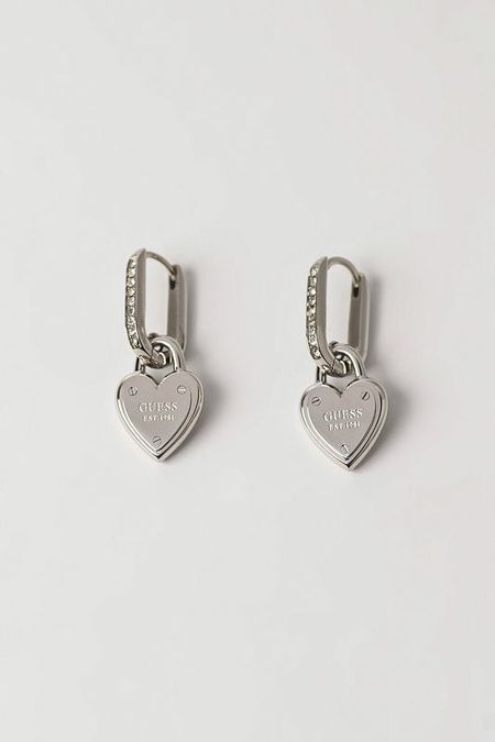 Серьги с кристаллами Guess
