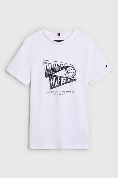 Футболка хлопковая с принтом Tommy Hilfiger
