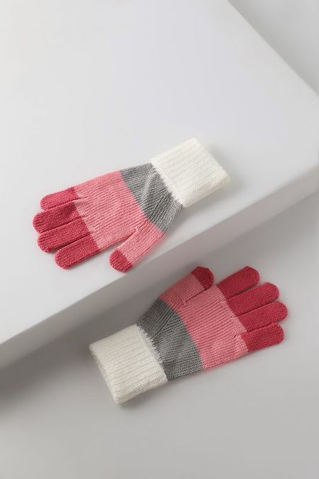 Перчатки с принтом Benetton