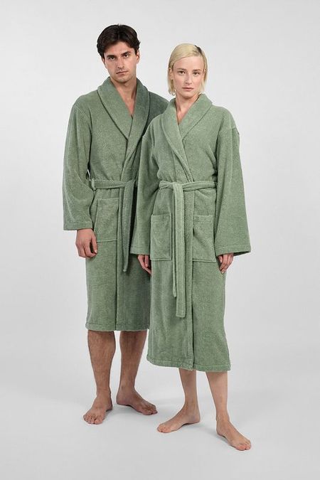Халат хлопковый с поясом Soft style 21maison