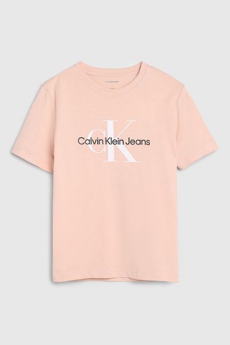 Футболка хлопковая с логотипом Calvin Klein Jeans