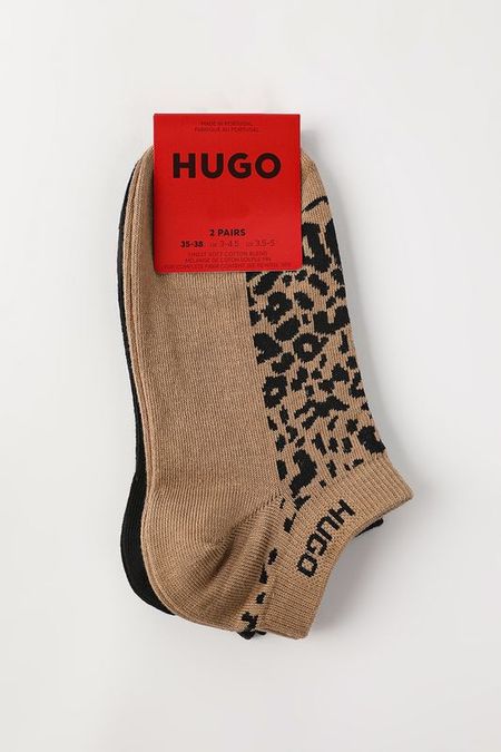 Набор из 2 пар хлопковых коротких носков HUGO