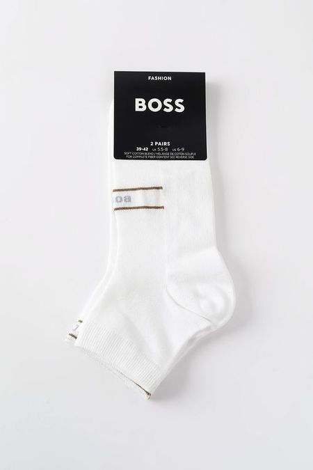 Набор из 2 пар хлопковых укороченных носков BOSS