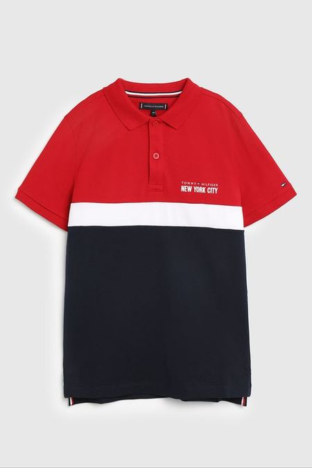 Поло хлопковое Tommy Hilfiger
