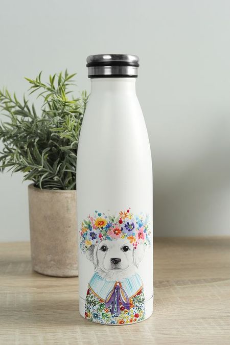 Бутылка для воды стальная с принтом Mikasa Hedgehog Kitchen Craft