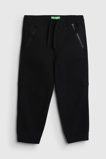 Брюки на кулиске c молниями Benetton