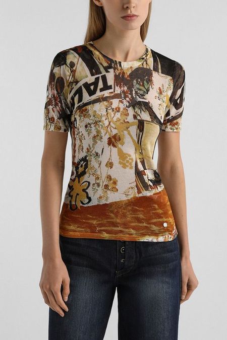 Футболка с принтом Desigual