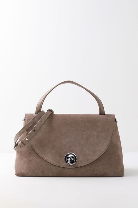 Сумка сэтчел замшевая Nikla Suede Bim Coccinelle