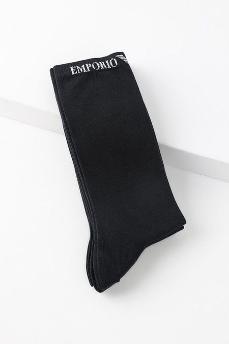 Набор из 3 пар хлопковых носков EMPORIO ARMANI
