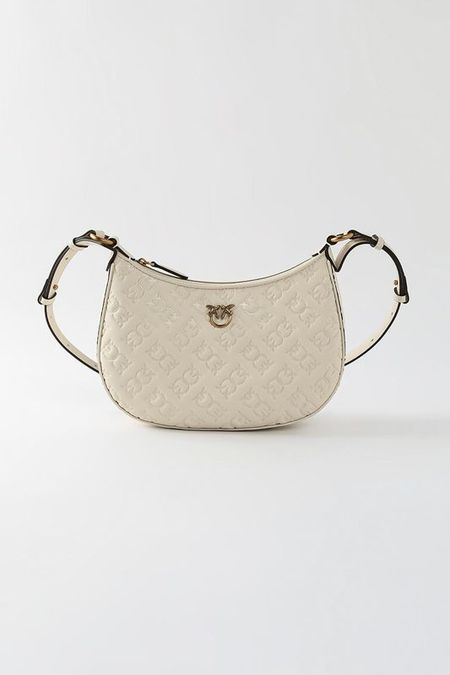 Сумка хобо кожаная Half Moon mini Pinko