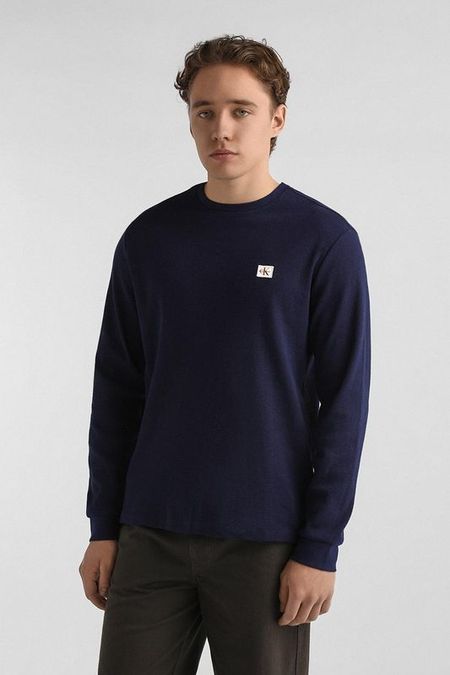 Лонгслив из смесового хлопка Calvin Klein Jeans