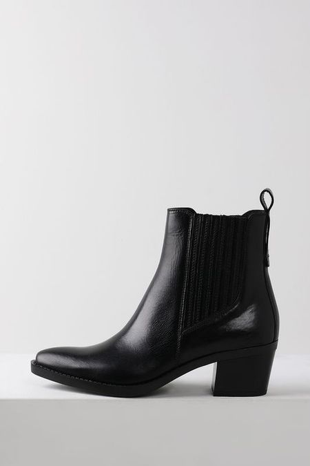 Полусапоги кожаные с эластичными вставками Marc O'Polo