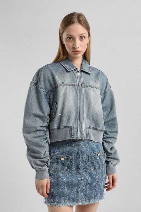 Куртка джинсовая на молнии Guess