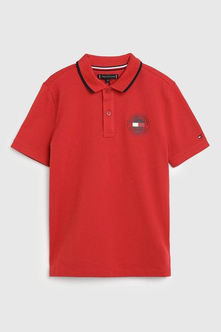 Поло хлопковое Tommy Hilfiger