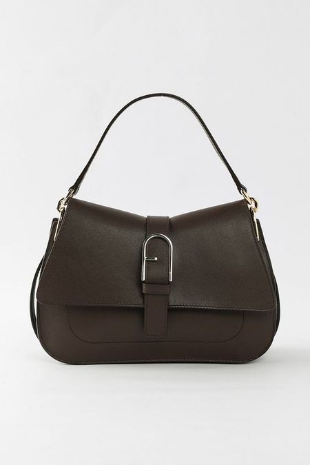 Сумка сэтчел кожаная Flow M Furla