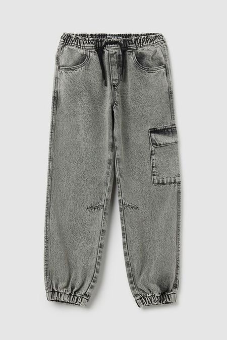 Джинсы на эластичном поясе с карманом Republic of Denim