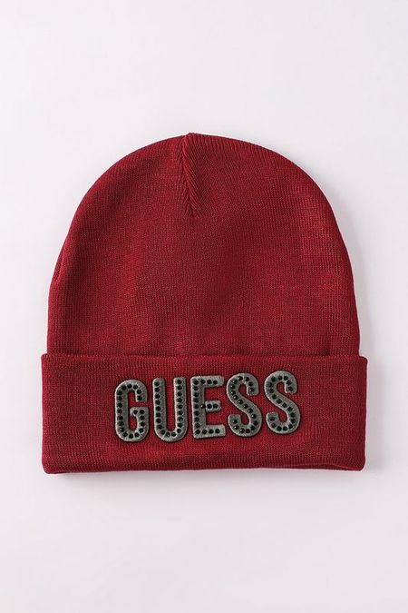 Шапка с отворотом Guess