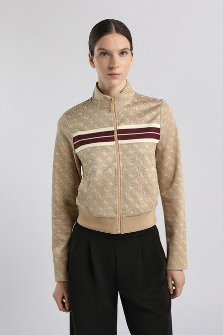 Толстовка на молнии с воротником стойкой Guess
